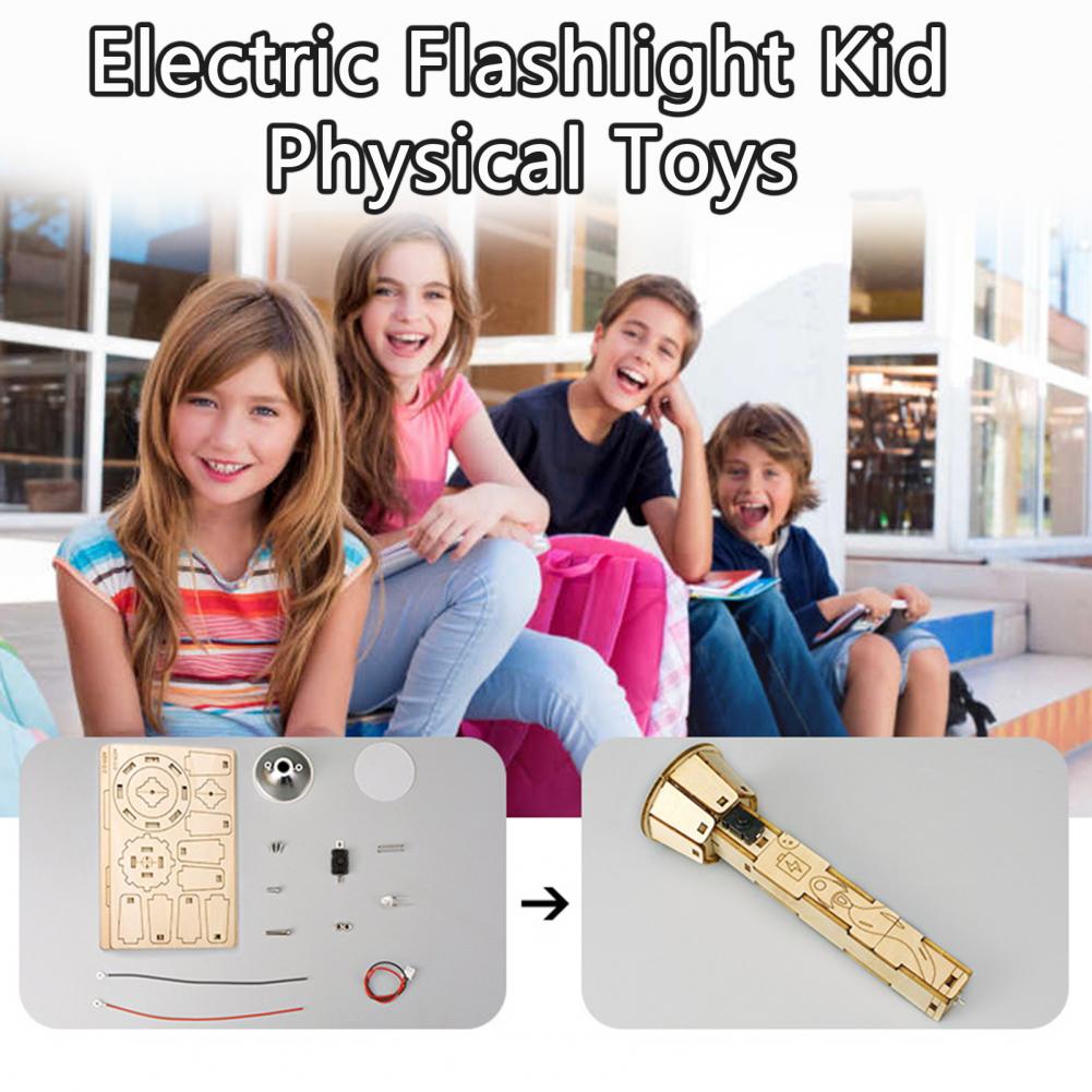 Wooden DIY Flashlight Puzzle K - Science Project Kit review and price
